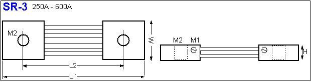 Shunt Resistor SR-3 drawing