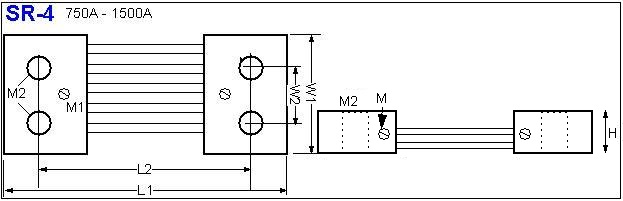 Shunt Resistor SR-4 drawing