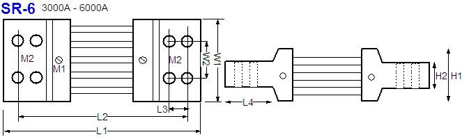 Shunt Resistor SR-6 drawing